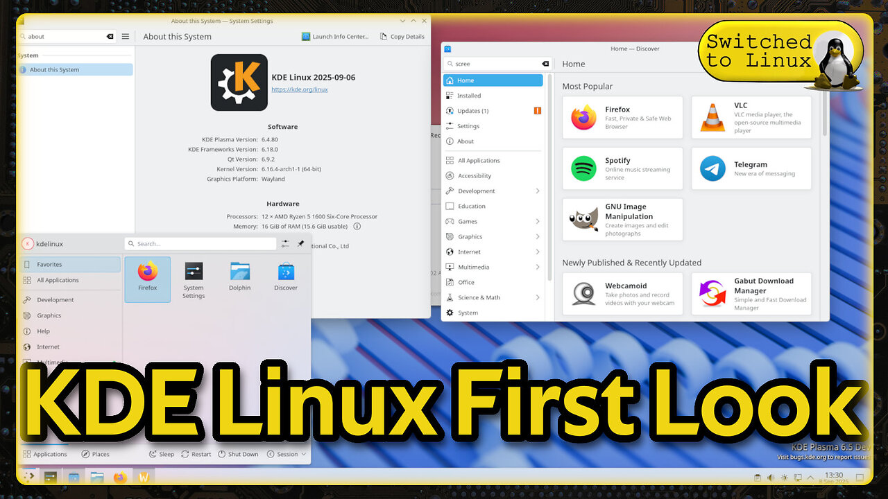 KDE Linux | First Look - Immutable Arch KDE Distro