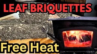 Leaf Briquettes - Free Heat