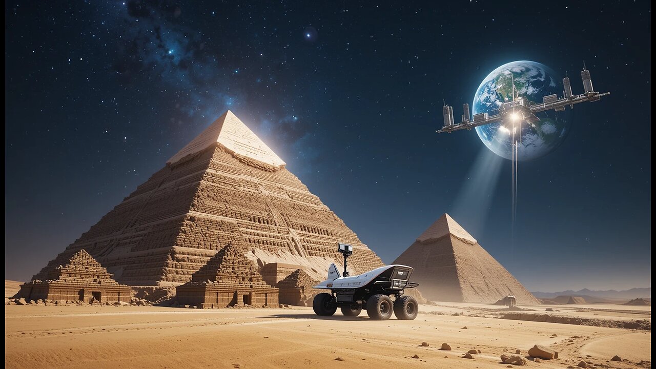 NASA owns what's under Giza?