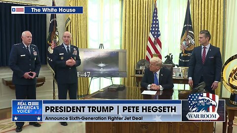 WHITE HOUSE| President Trump Announces Sixth-Generation Fighter Jet Deal