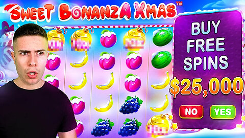 DOING A $25,000 SWEET BONANZA XMAS BONUS BUY WITH @WatchGamesTV