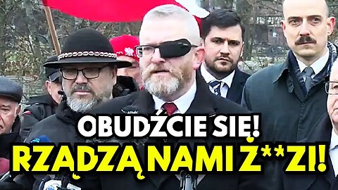 Grzegorz Braun - Tu jest Polska i niech Polska wróci także do Oświęcimia! (22.11.2025)