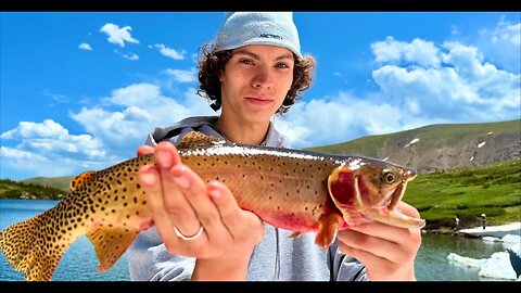 BACKCOUNTRY CAMPING AND FISHING FOR CUTTHROAT TROUT IN THE COLORADO ROCKY MOUNTAINS