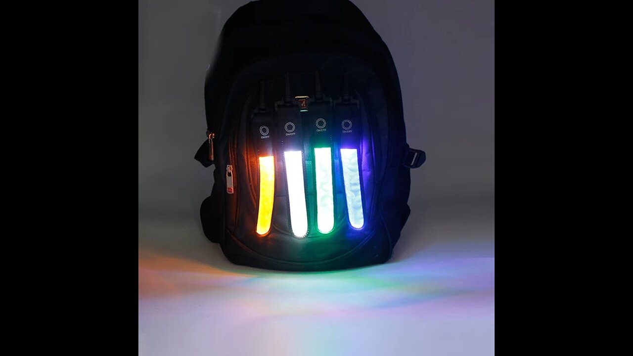 LED Safety Light, with Clip & 3 Light Modes, for Backpack, Belt, Bike & More (2-Pack)