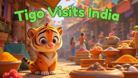 Tigo the Tiger’s Magical Adventure in India | Kids Animated Story | Learn About India | TalesByAvy