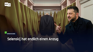 Selenskij hat endlich einen Anzug