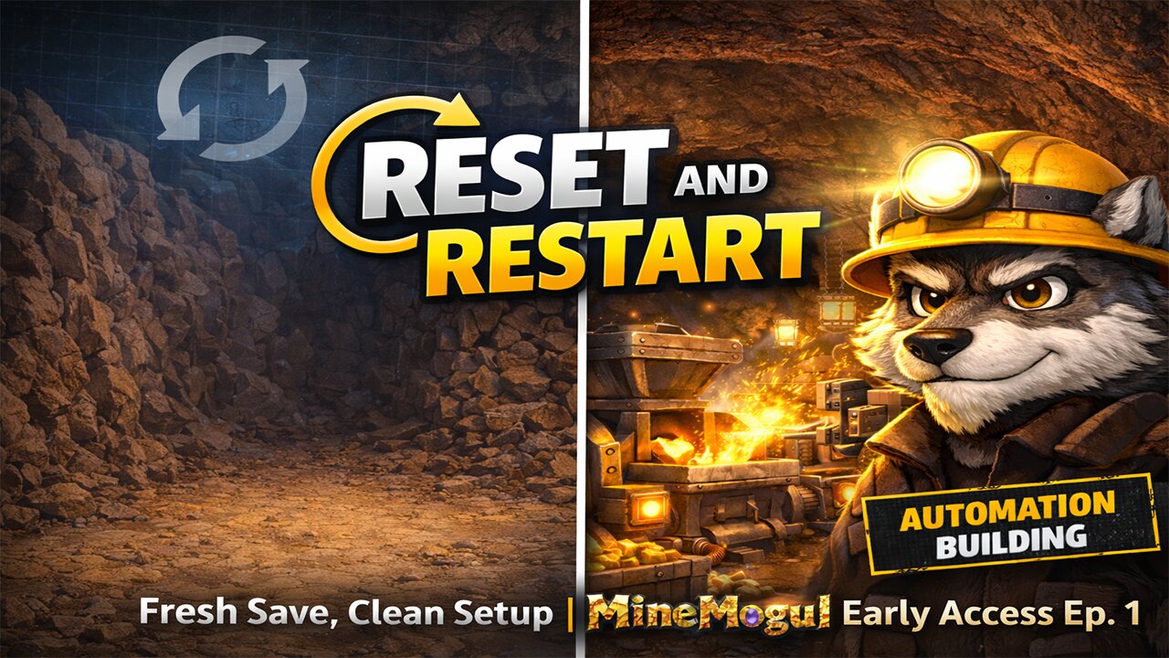 Fresh Save, Clean Setup MineMogul Early Access Ep. 1