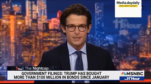 🚨MAJOR BREAKING: A massive report exposes that Trump purchased $100,000,000 in bonds tied