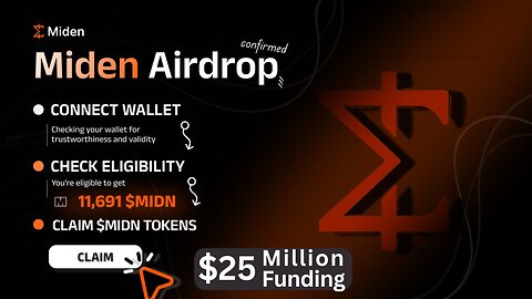 👻 Miden Airdrop Full Guide Free to Join with Raised $25 Million || by Perfect Player