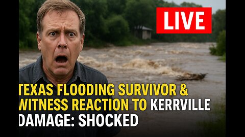 🚨 Texas Flood Survivor Breaks Down: “I’ve Never Seen Anything Like This”