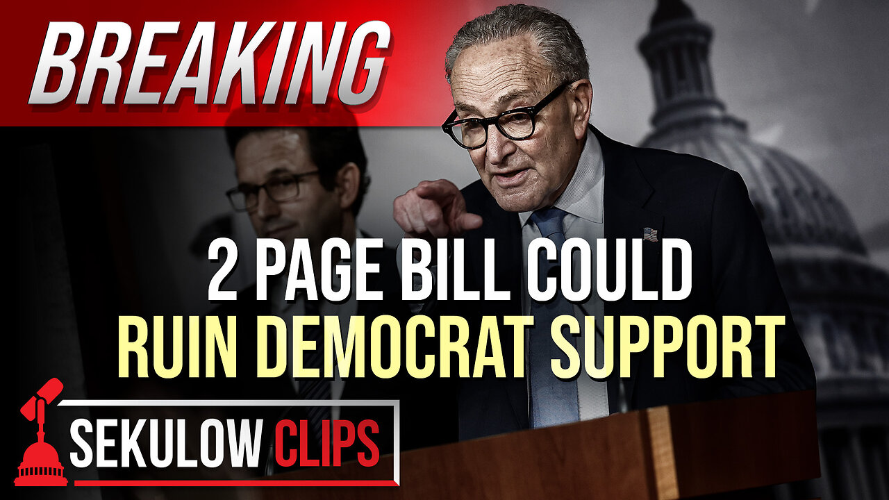 BREAKING: 2 Page Bill Could Ruin Democrat Support