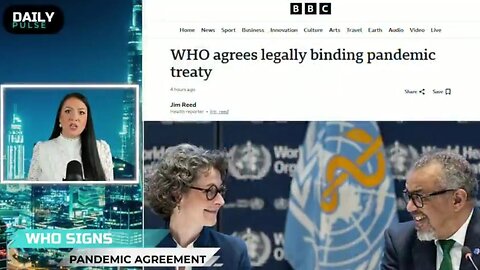 🚨WARNING!!! The W.H.O. just signed legally binding pandemic treaty. AMERICA LOCKED IN!!!