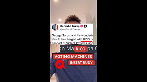 Trump mentions RICO