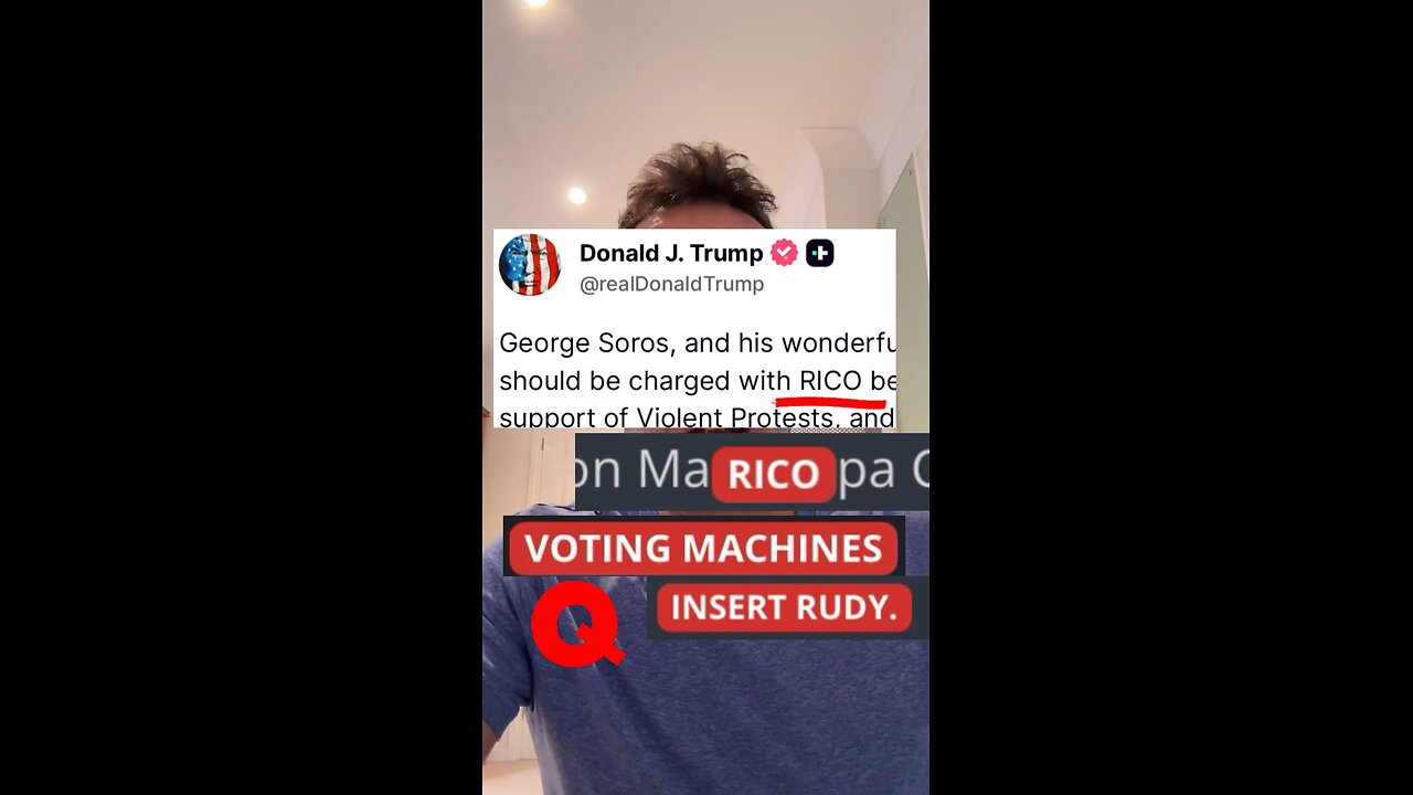 Trump mentions RICO