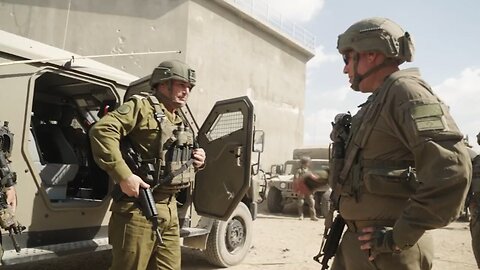 IDF’s Chief of Staff at South Gaza City.