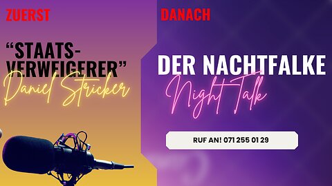 Das lustige Treiben der "Staatsverweigerer". Danach: NACHTFALKE: OPEN END. CALL-IN: 07 1 255 01 29