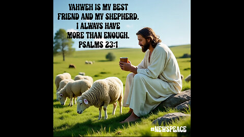 YAHWEH IS MY SHEPHERD! I HAVE ALL I NEED!