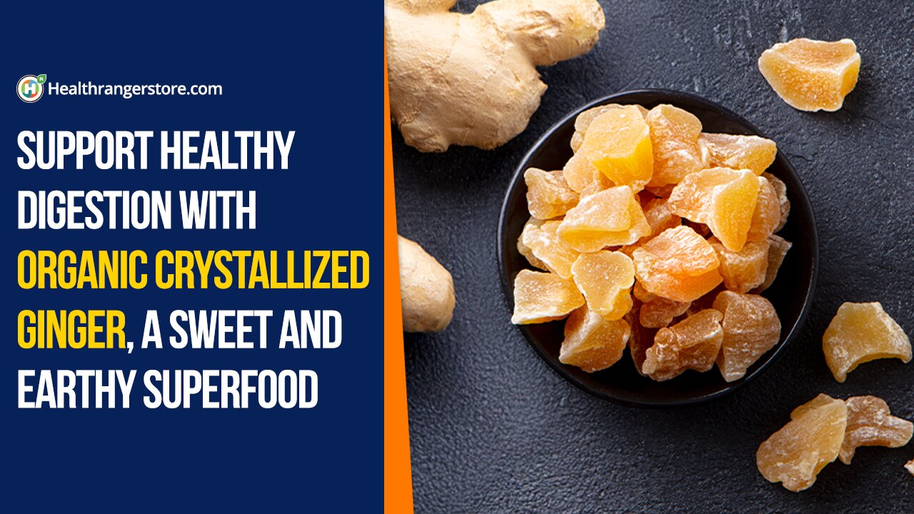Support healthy digestion with Organic Crystallized Ginger, a sweet and earthy superfood