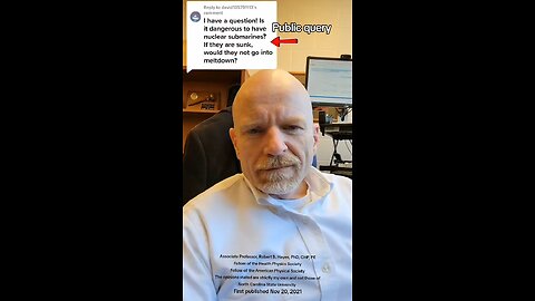 What happens when a nuclear submarine sinks?