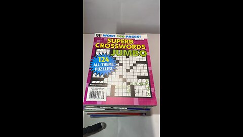 July 2025 Newest Lot of 13 (8x6) Crossword Word-Search Circle-A-Word Puzzle Books - On Sale!