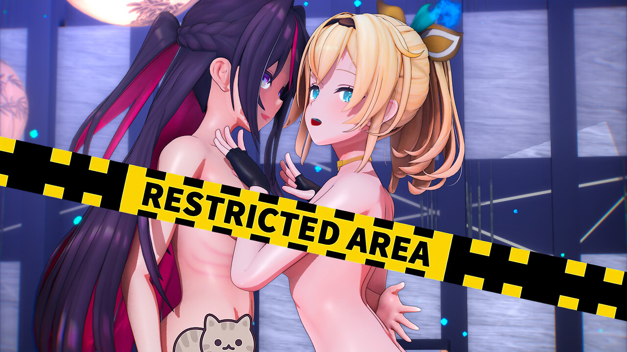 【MMD ホロライブ 4K/60fps】《Kazama Iroha (風真いろは) AZKi》~《Trouble Maker(트러블메이커》