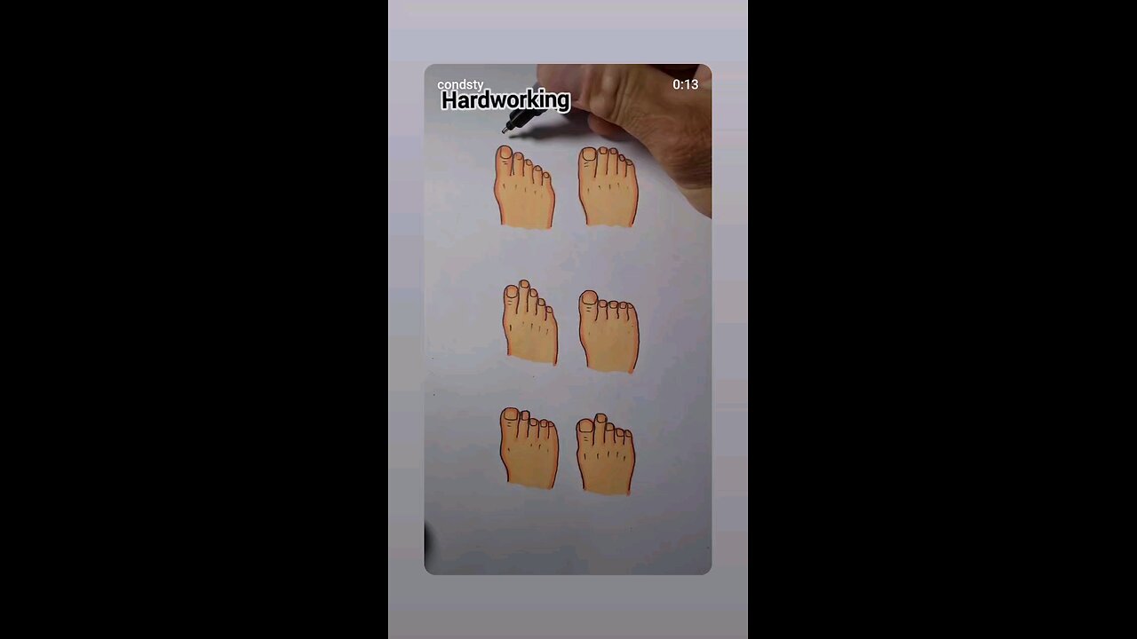 your foot nail