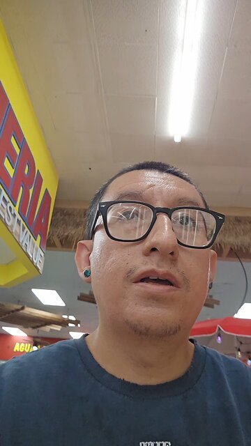 at the grocery store