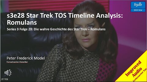s3e28 Star Trek TOS Timeline Analysis: Romulans