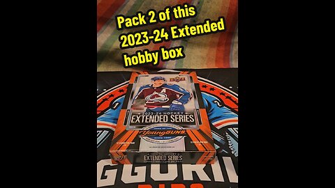 Pack 2 of this 2023-24 Extended Series hobby box