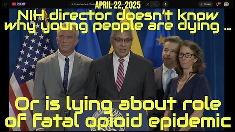 "Unveiling Truth: NIH Director Jay Bhattacharya's Opaque Stance on Opioid Epidemic"