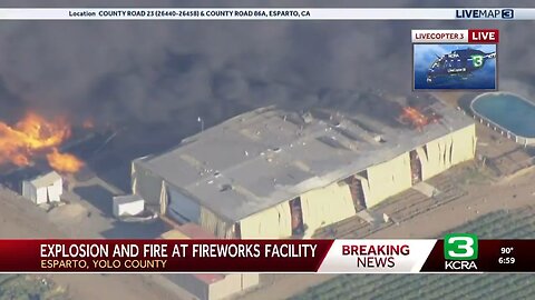 Fireworks warehouse explodes in huge fireball days before Fourth of July