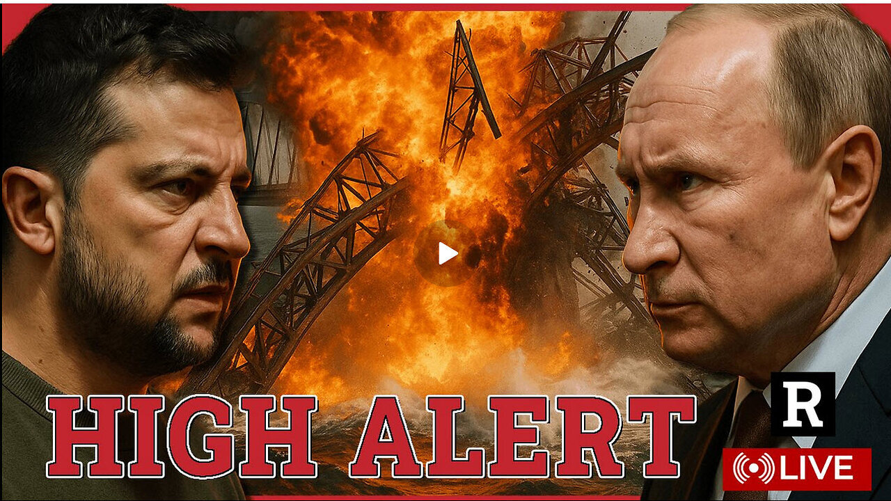 HIGH ALERT! NATO and Ukraine BOMB Russias Kerch Bridge, Air Raid Sirens blare all over Ukraine