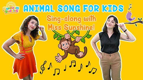 Animal Categories Sing-Along 🐾 Learn with Miss Sunshine ☀️ | SunBeam Buddies