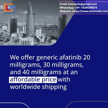 Afatinib 40 mg Tablet for Lung Cancer | Buy Online from LetsMeds