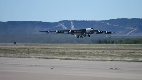 Minot, Barksdale B-52s depart Dyess as part of Global Thunder 26