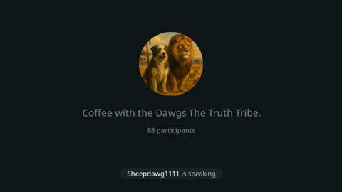 The Roar Room Coffee with the DAWGS and The Truth Train Tribe Chat 9/1/25
