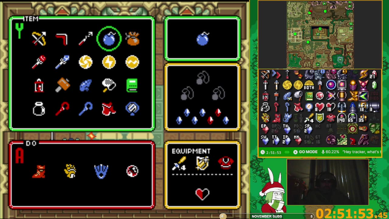 [Outdoors] Cas' SMZ3 Randomizer. No cheat glitches. 6x MSU shuffle. Sub 3.5hrs?? 45°F #GenX