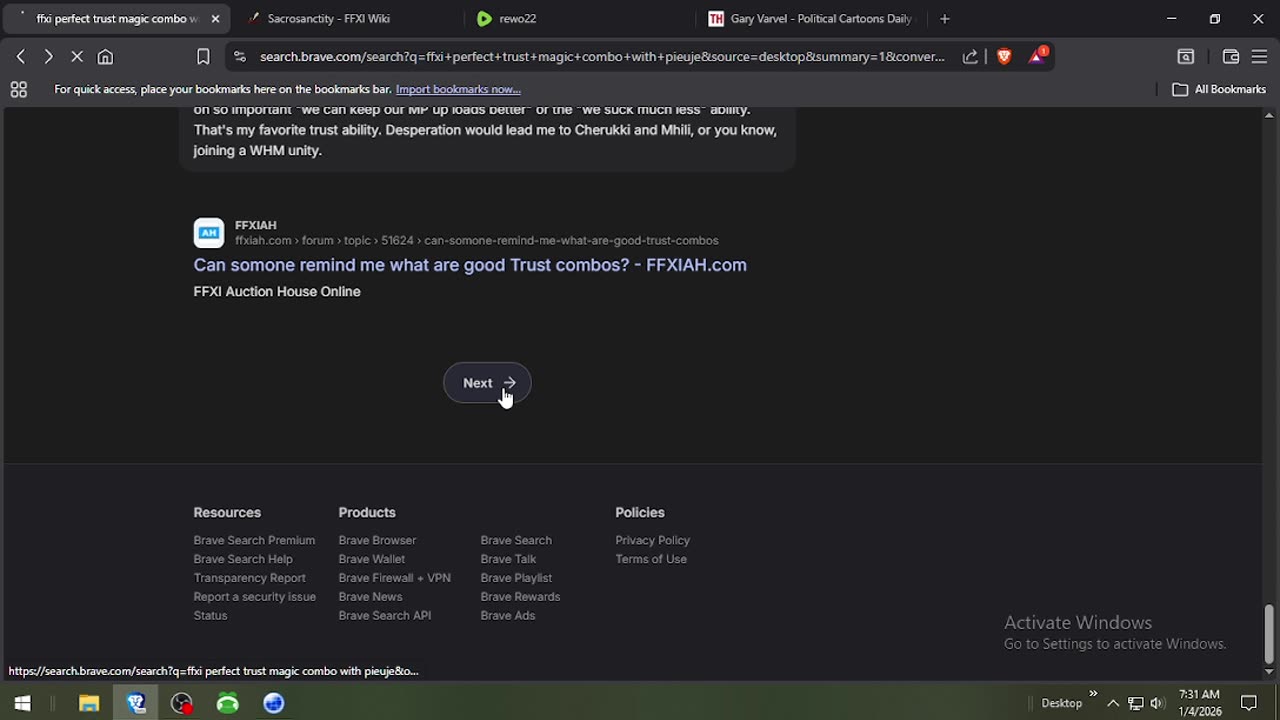 Playing Final Fantasy XI Online