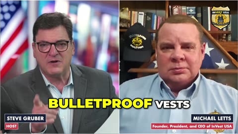 No Bulletproof Vests, No Police Support, But BILLIONS for Illegals? | Michael Letts on Steve Gruber