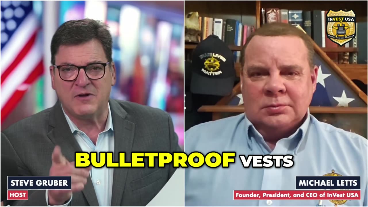 No Bulletproof Vests, No Police Support, But BILLIONS for Illegals? | Michael Letts on Steve Gruber