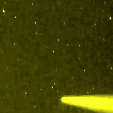 Triangular UFO during a live stream?