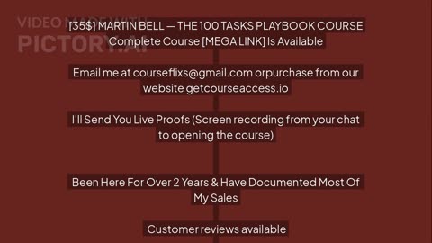 MARTIN BELL — THE 100 TASKS PLAYBOOK COURSE