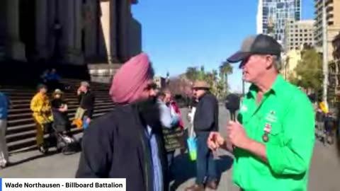 Farmer Wade - Billboard Battalion live in Melbourne at the Fire Tax Rally - 19/5/2025