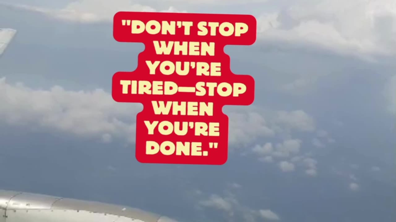 Success can be achieved by applying the motto in video 44