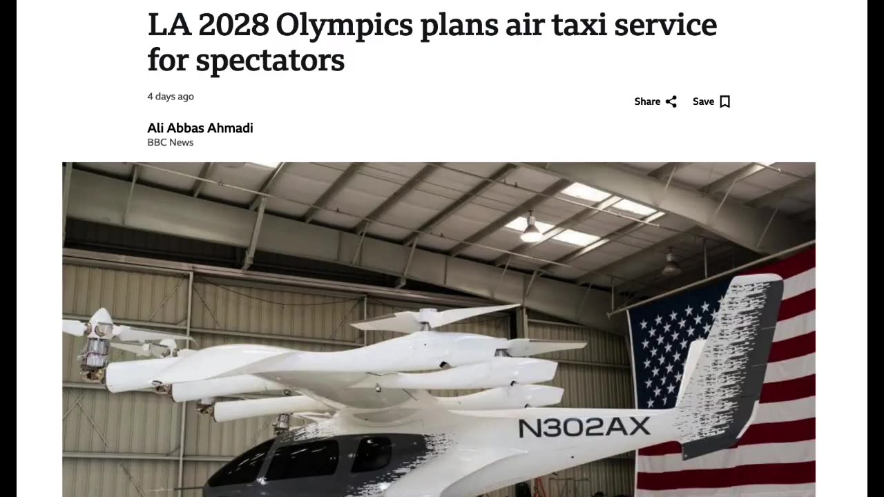 THEY WILL REPLACE CARS FOR AUTONOMOUS AIR TAXIS FOR OLYMPICS 2028