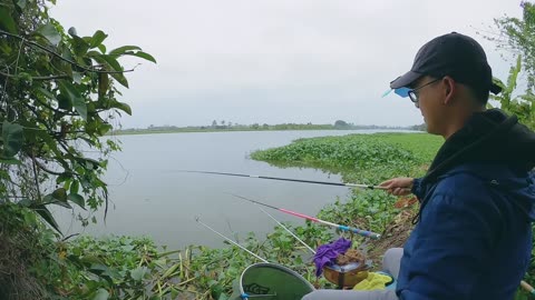 Sunfish Jigging in Shallow Lake Coves