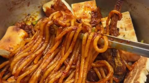 Extreme Spicy Noodles in Boiling Broth 🍜🔥 No Talking, Just Craving!