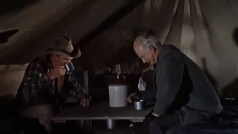 Two Rode Together, James Stewart and Richard Widmark.