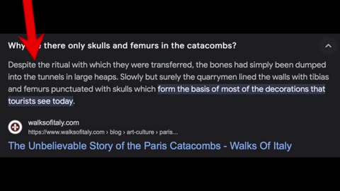 The Old World is in The Catacombs?