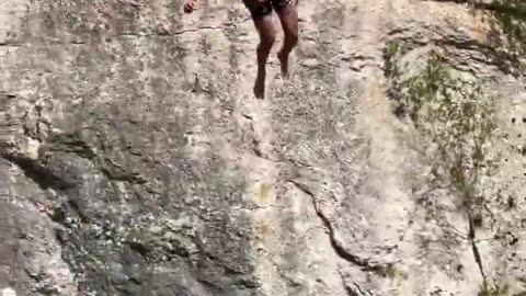 Summer 2025 - Rock quarry cliff diving extreme